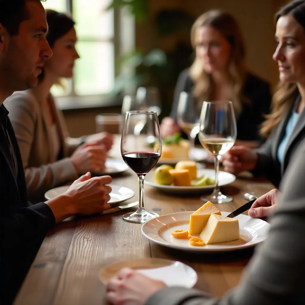 Cheese selection display